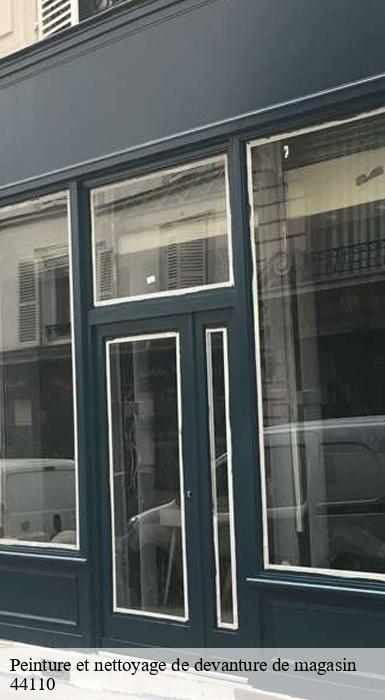 Peinture et nettoyage de devanture de magasin  noyal-sur-brutz-44110 SK entreprise de nettoyage 