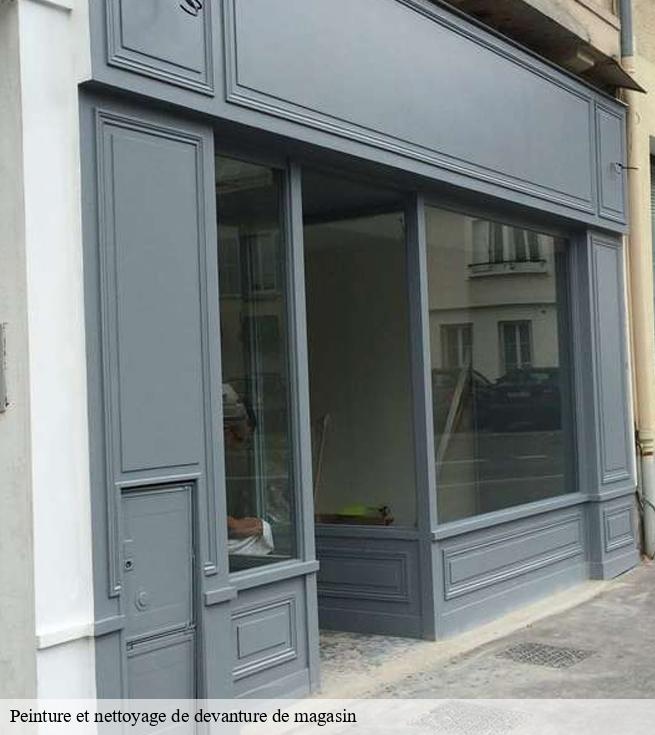 Peinture et nettoyage de devanture de magasin  le-pellerin-44640 SK entreprise de nettoyage 