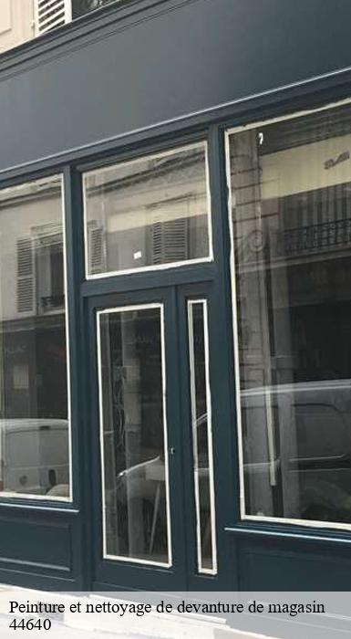 Peinture et nettoyage de devanture de magasin  le-pellerin-44640 SK entreprise de nettoyage 